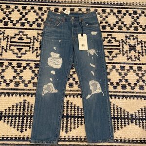 501 Cropped Levi Jeans